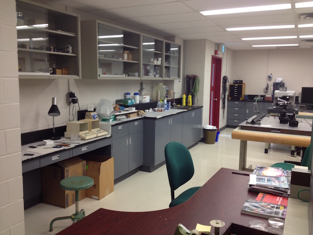 main lab area